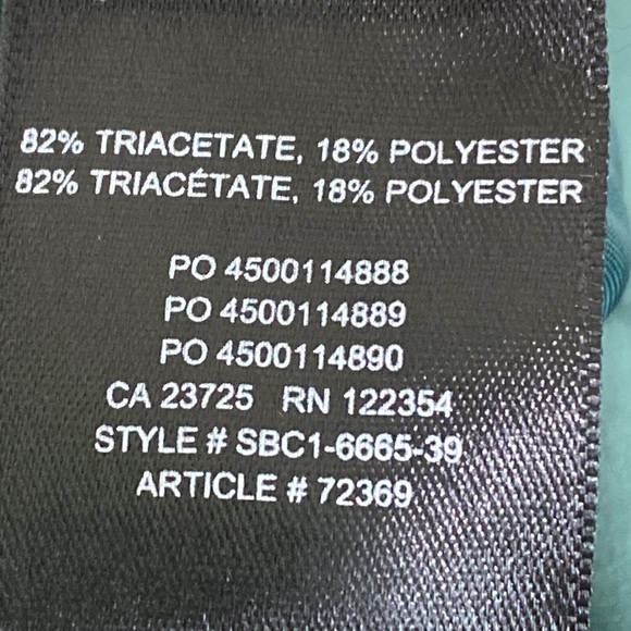 Babaton Aritzia Green High Waist Tie Front Wide Leg Paperbag Pants Size 8 - Picture 11 of 11